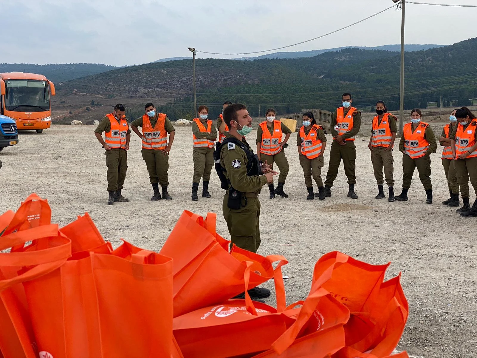 הכנות למפקדת הקורונה של פיקוד העורף