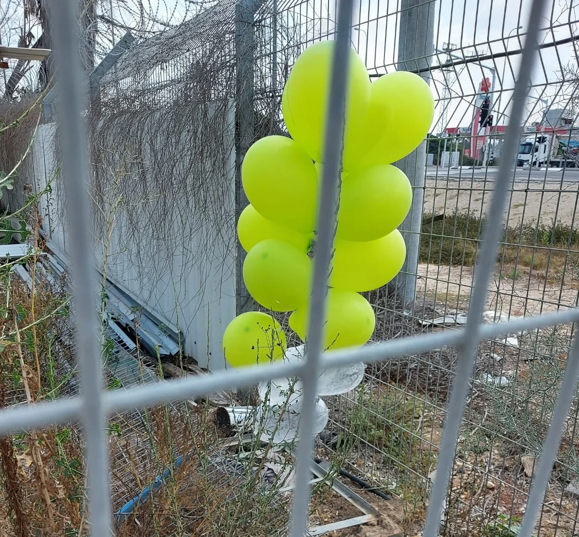 בלון תבערה שנפל בשטח ישראל