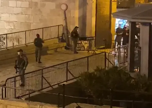חשד לניסיון פיגוע דקירה בעיר העתיקה בירושלים