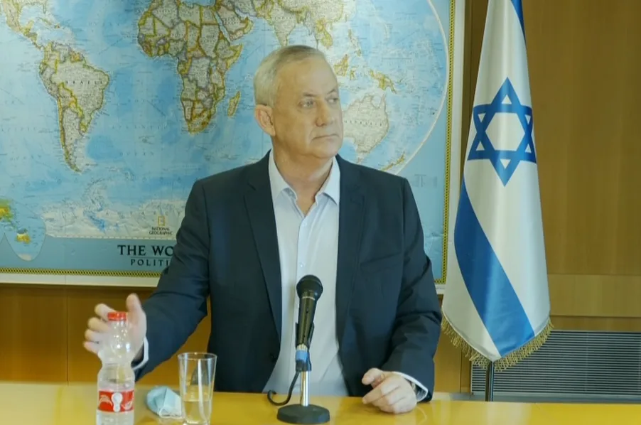 שר הביטחון בני גנץ