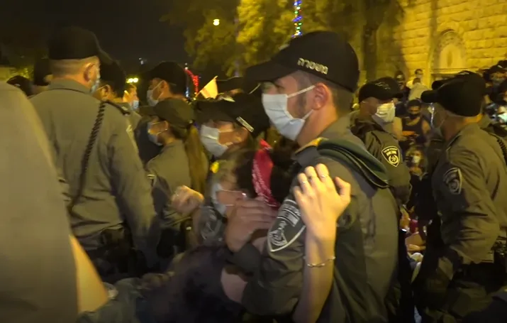 המחאה מול מעון רה''מ בבלפור