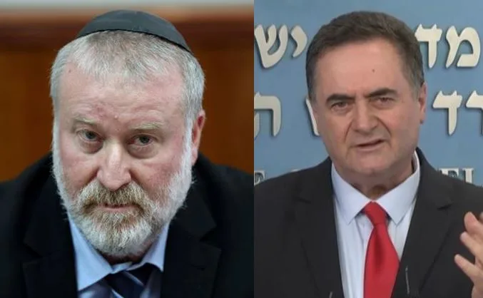 ישראל כ''ץ ואביחי מנדלבליט