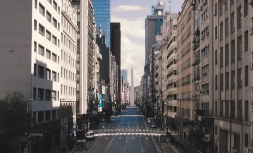 רחובות ריקים בבואנוס איירס