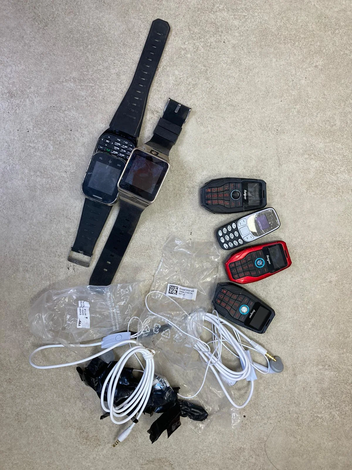 המכשירים האלקטרוניים שניסו להבריח אל תוך כלא גלבוע