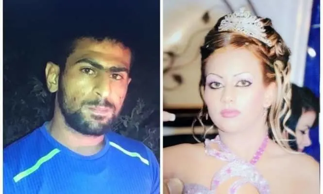 הרוצח עאווני זיאדאת ואשתו אחלאם