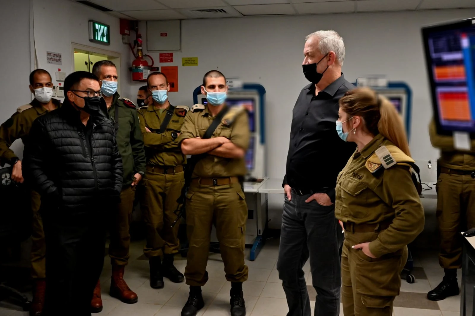 שר הביטחון בני גנץ בסיור בצפון