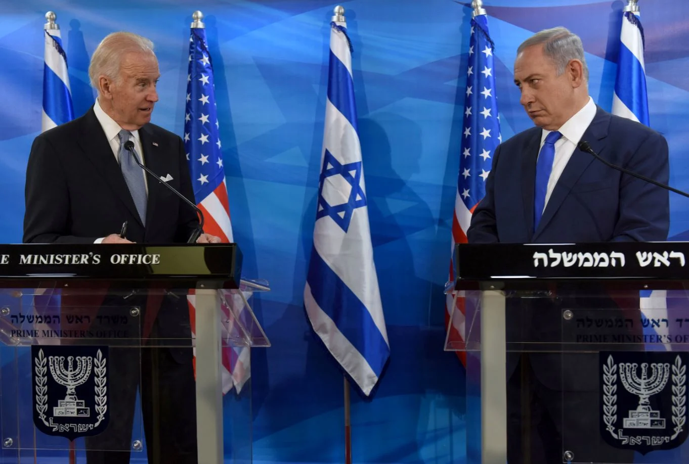 ג'ו ביידן ובנימין נתניהו