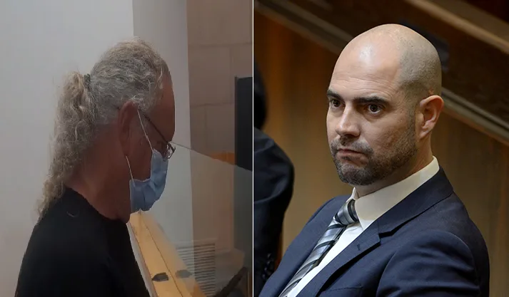 השר לביטחון הפנים אמיר אוחנה ואריה שיף, תושב ערד שירה למוות באדם שפרץ לרכבו