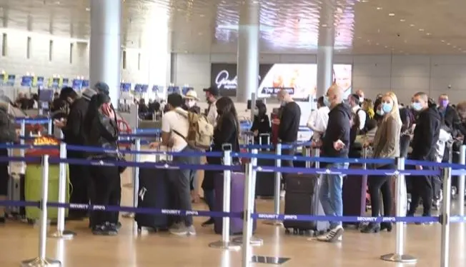 עומס בנמל התעופה בן גוריון בימי קורונה