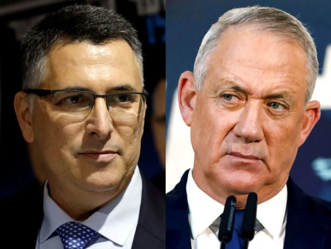 בני גנץ וגדעון סער
