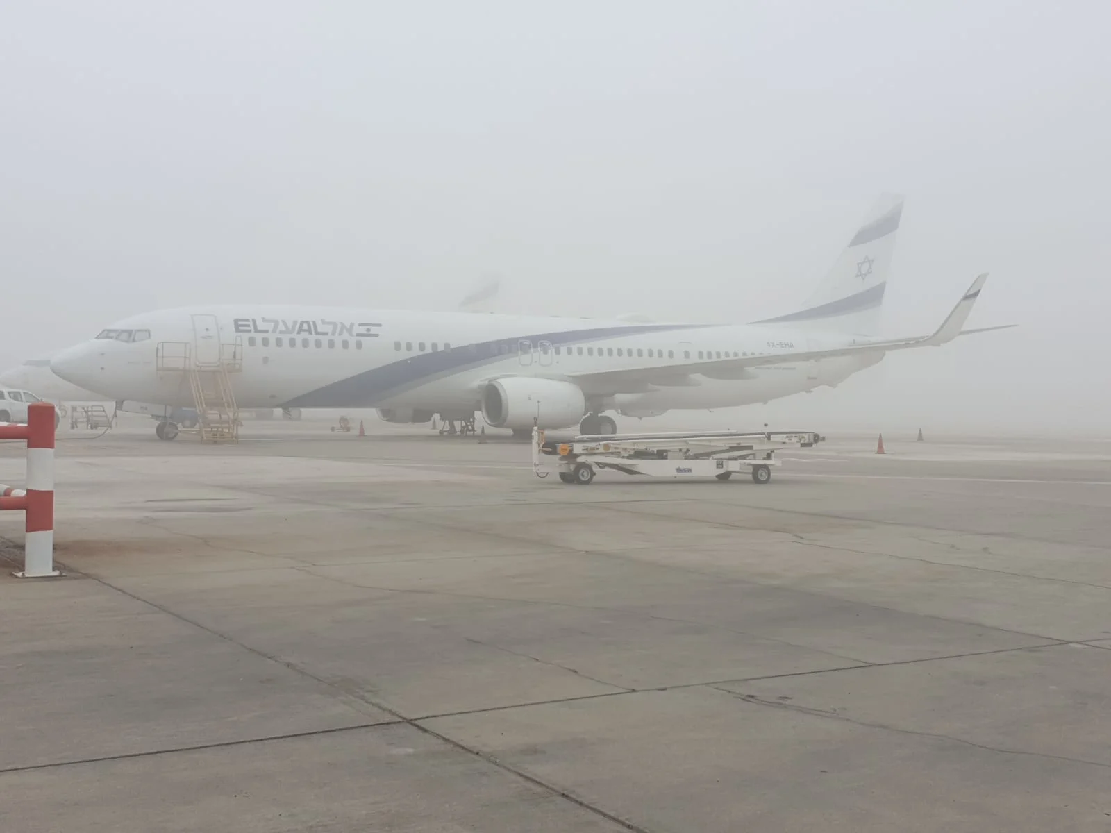 ערפל בנתב''ג