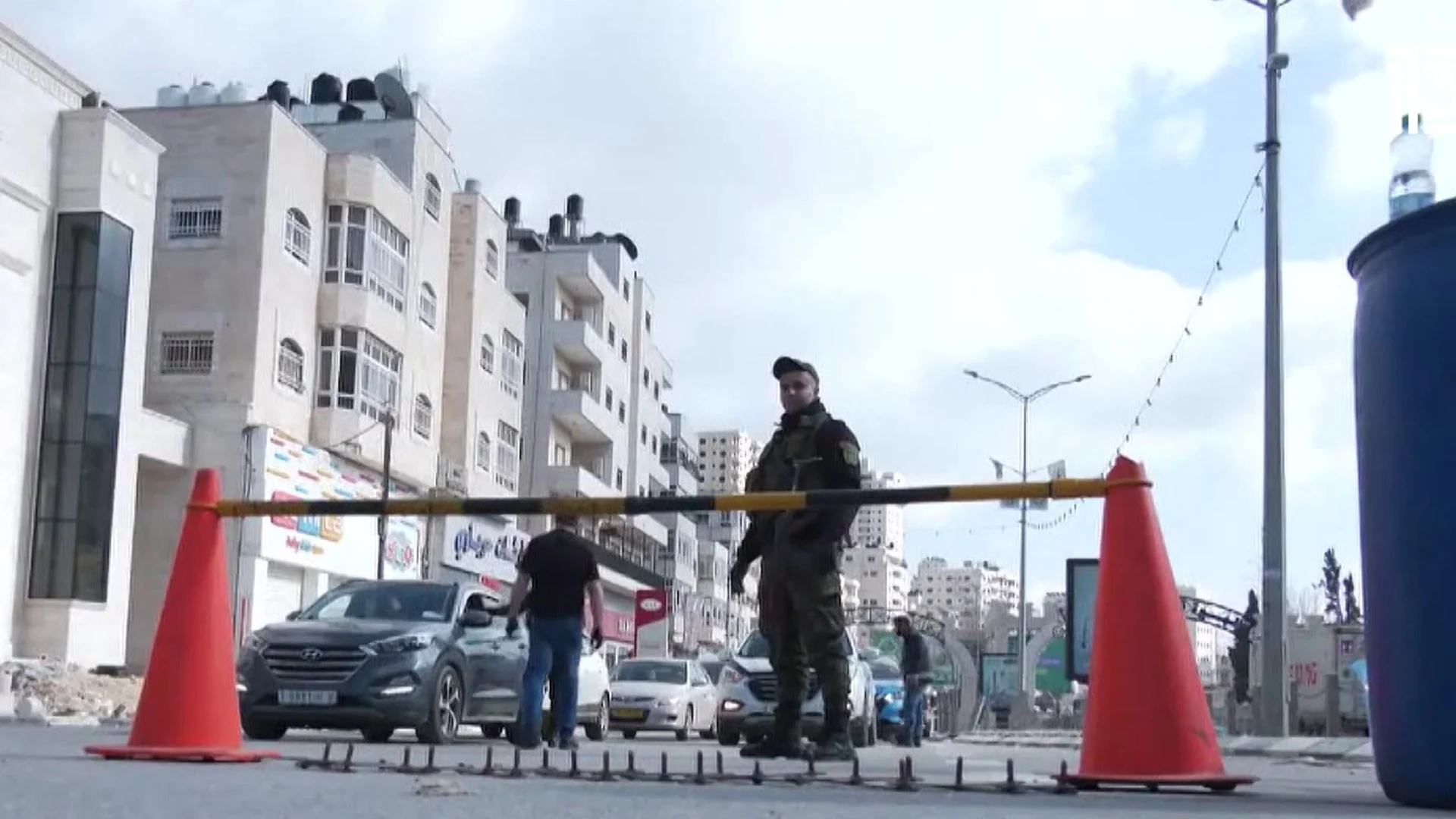 מחסום קורונה בג'נין