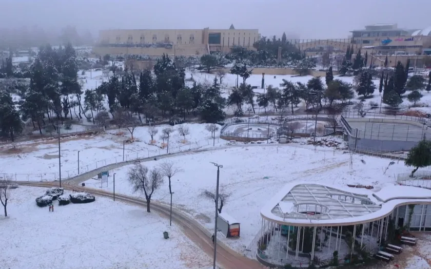 שלג בירושלים