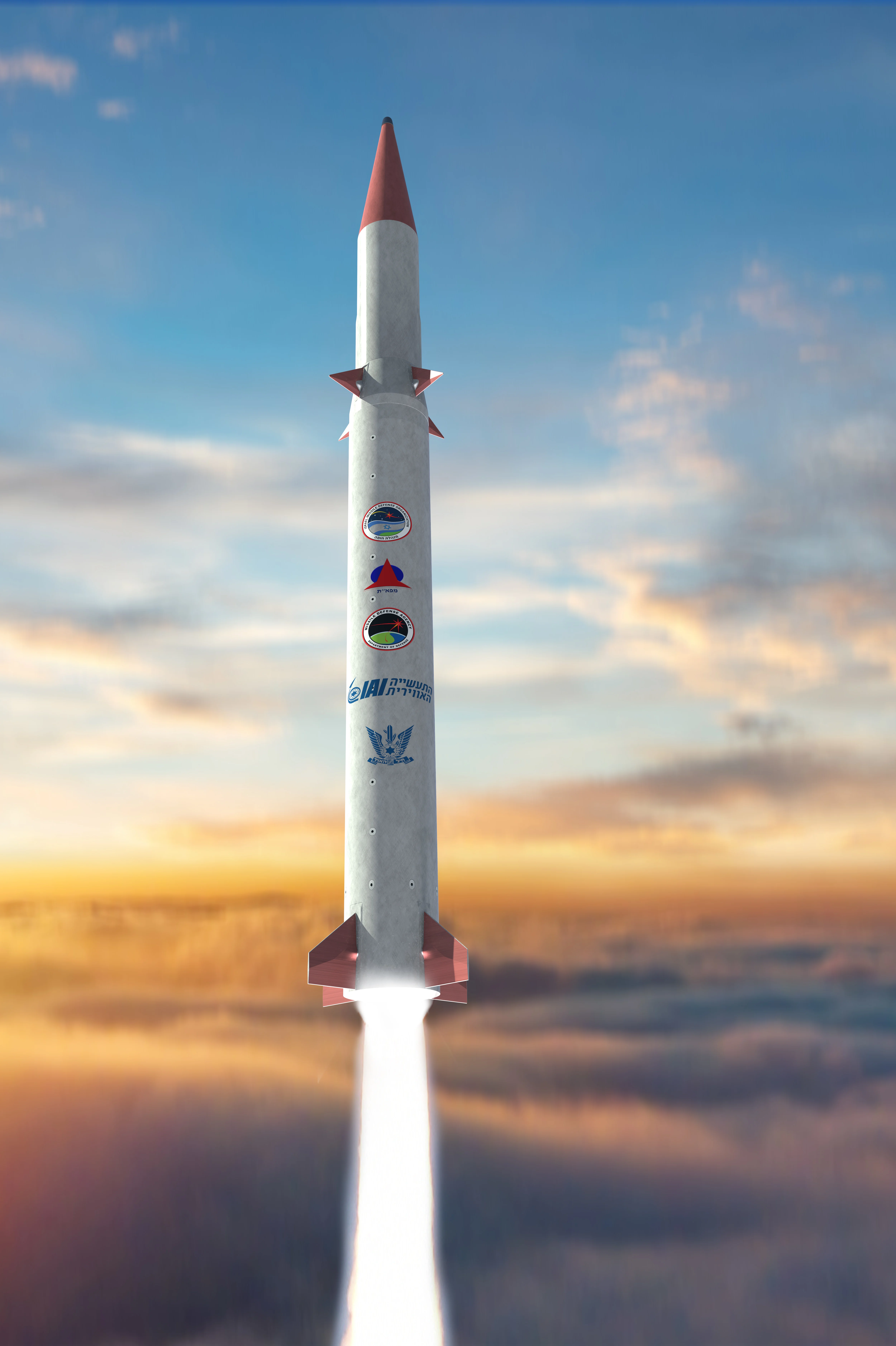 המיירט החדש של ''חץ 4'' בעת שיגור