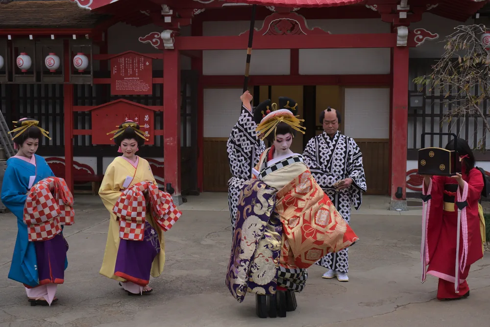 Nikko,,japan, ,november,8,2019:,nikko,edomura,(edo,wonderland)