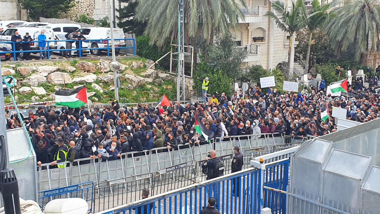 הפגנה נגד האלימות בחברה הערבית