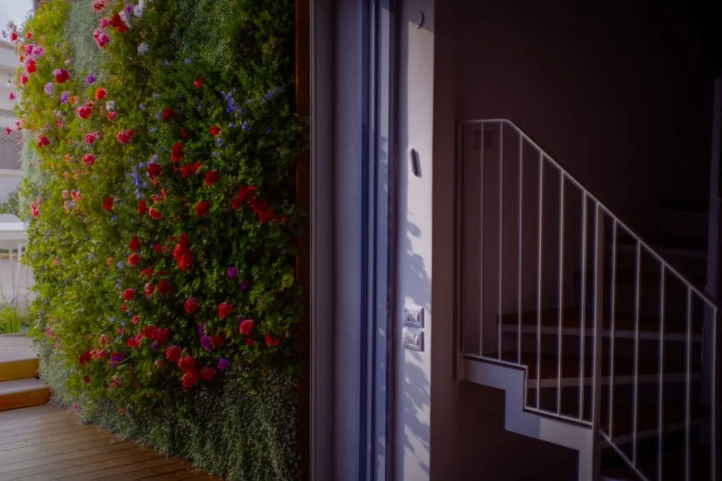 קירות ירוקים במרפסת. מביאים רוגע והשראה. ואטרו אדריכלות נוף