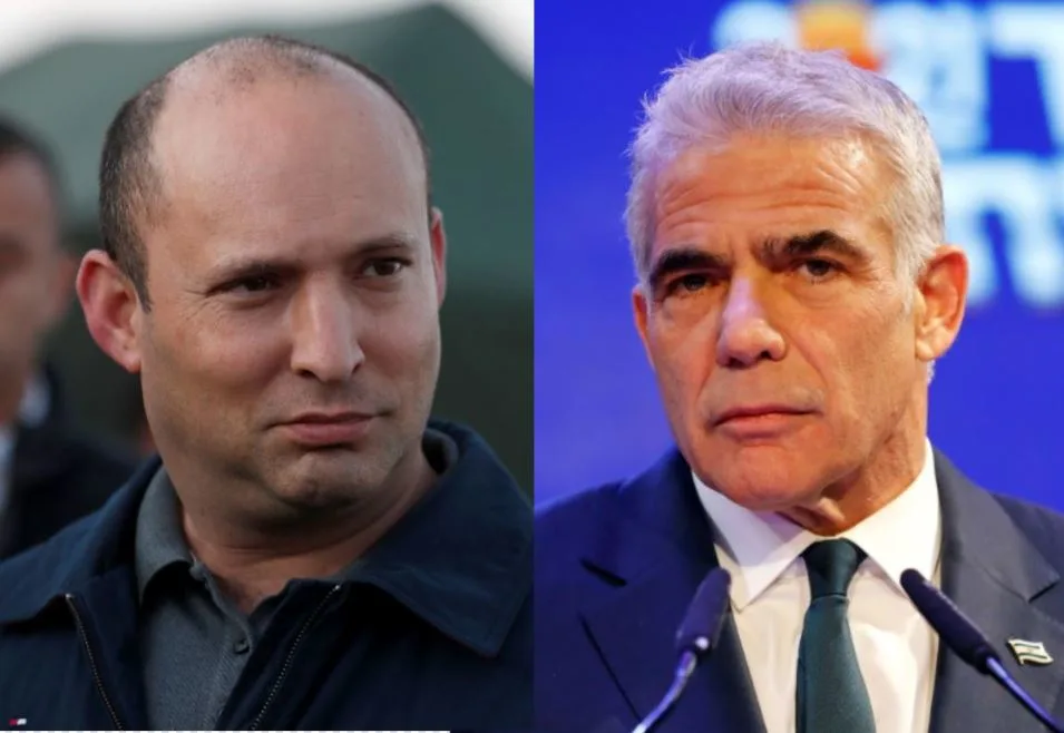 יאיר לפיד ונפתלי בנט