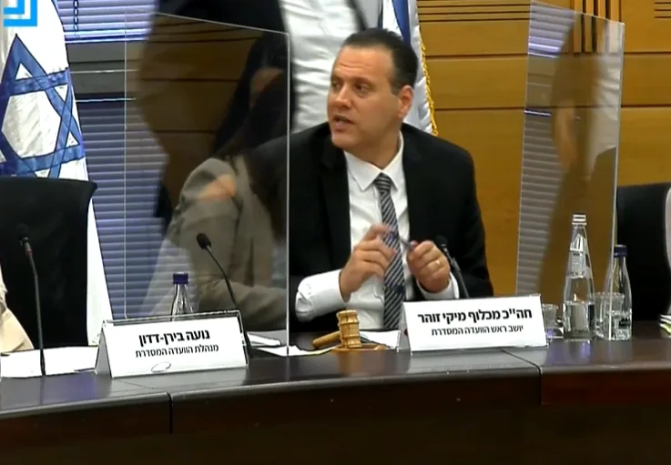 ח''כ מיקי זוהר בוועדה המסדרת