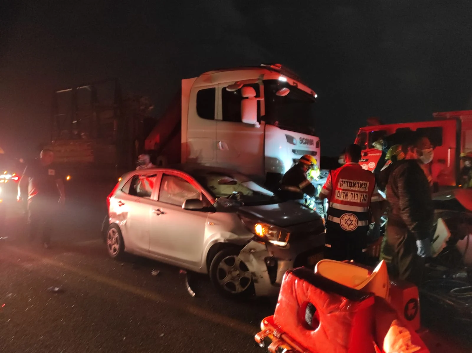 שני הרוגים ופצוע אנוש בתאונת דרכים סמוך לצות רמת ישי