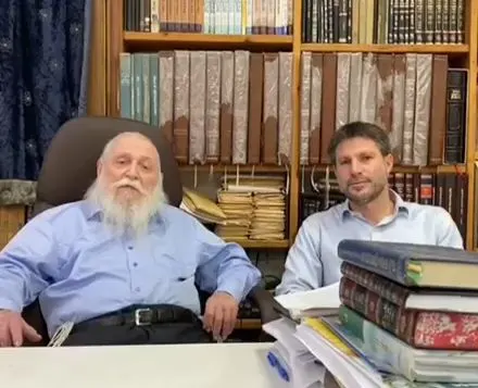 הרב חיים דרוקמן ויו''ר הציונות הדתית בצלאל סמוטריץ'