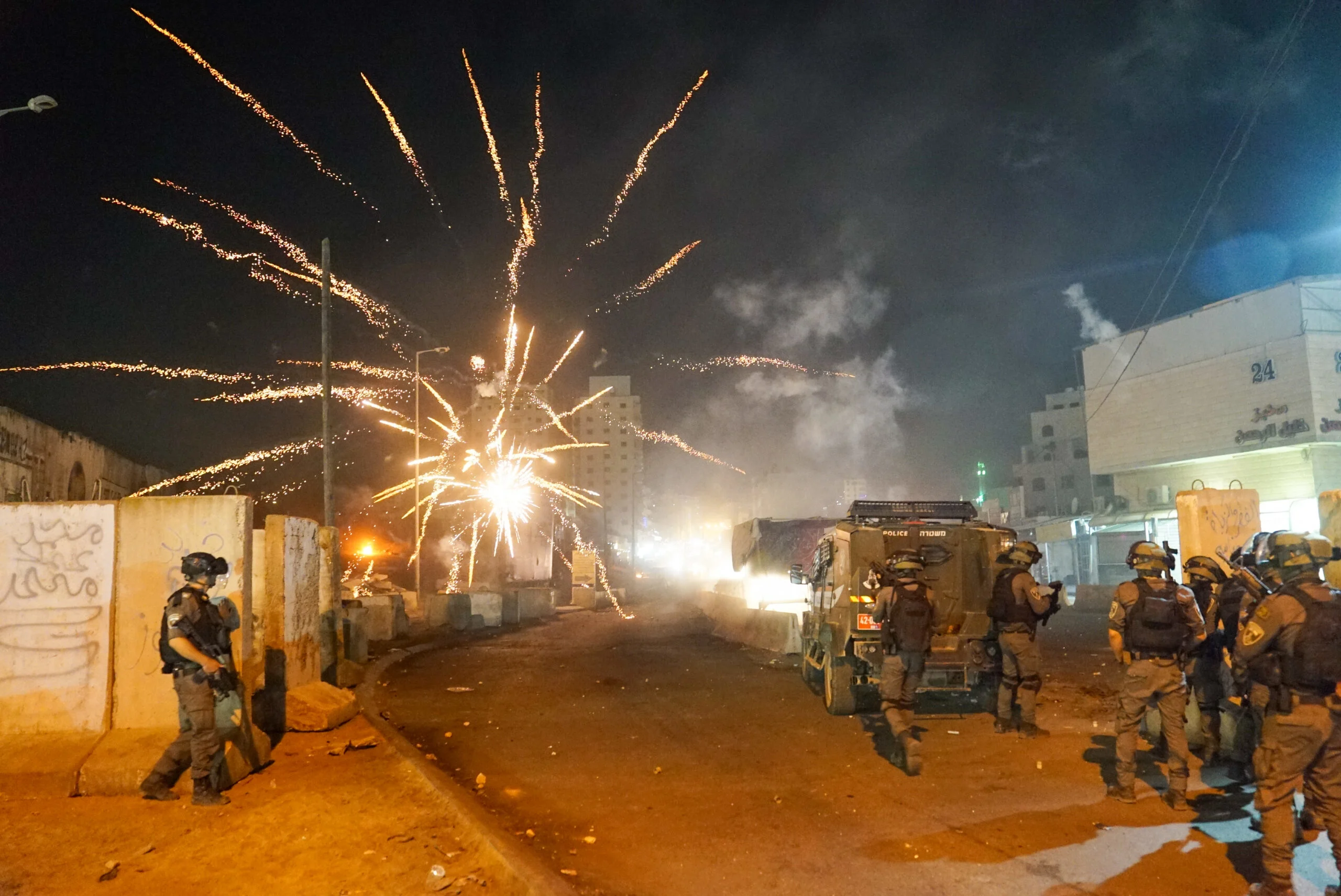 קלנדיה, מהומות אלימות