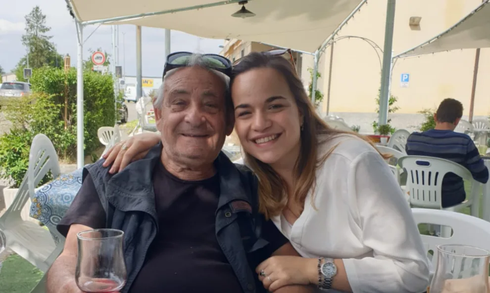 טל פלג-בירן וסב יצחק כהן, שנהרגו באסון הרכבל בהרי האלפים