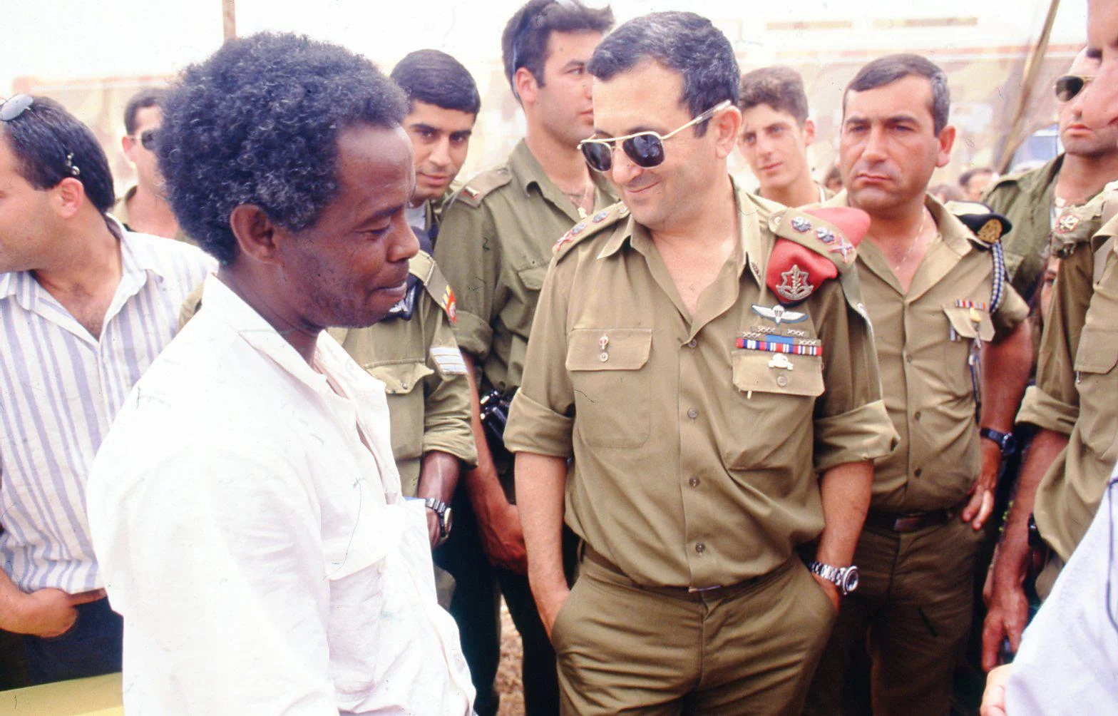אהוד ברק במהלך מבצע שלמה
