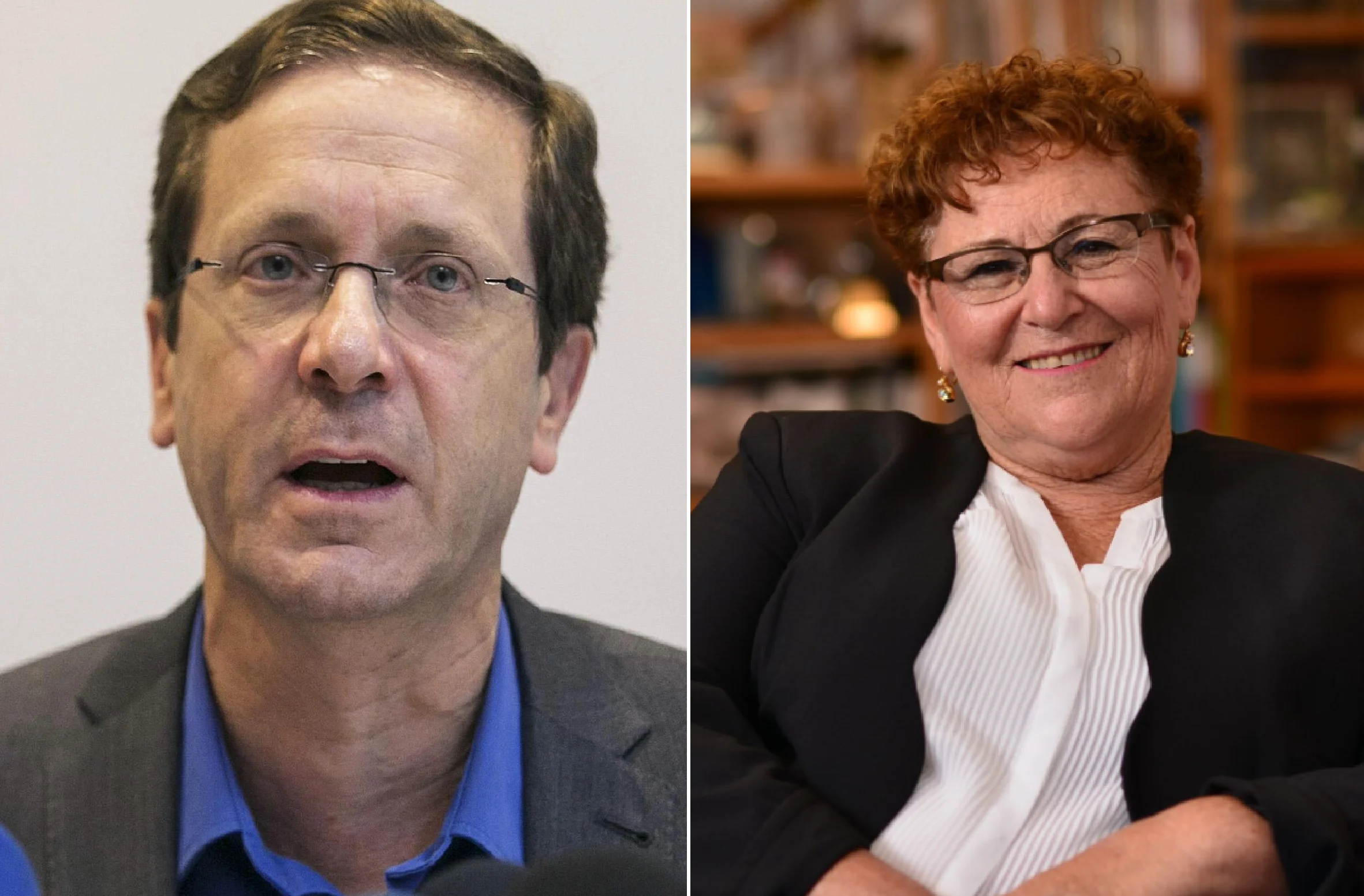 מרים פרץ, יצחק (בוז'י) הרצוג