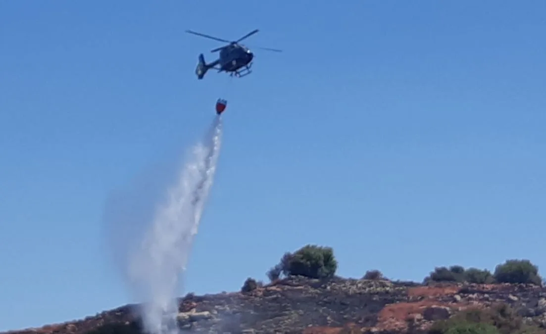 מסוק כיבוי, שריפה בהרי ירושלים