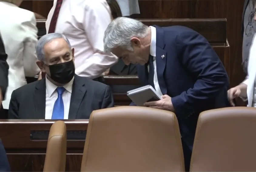 לפיד, נתניהו