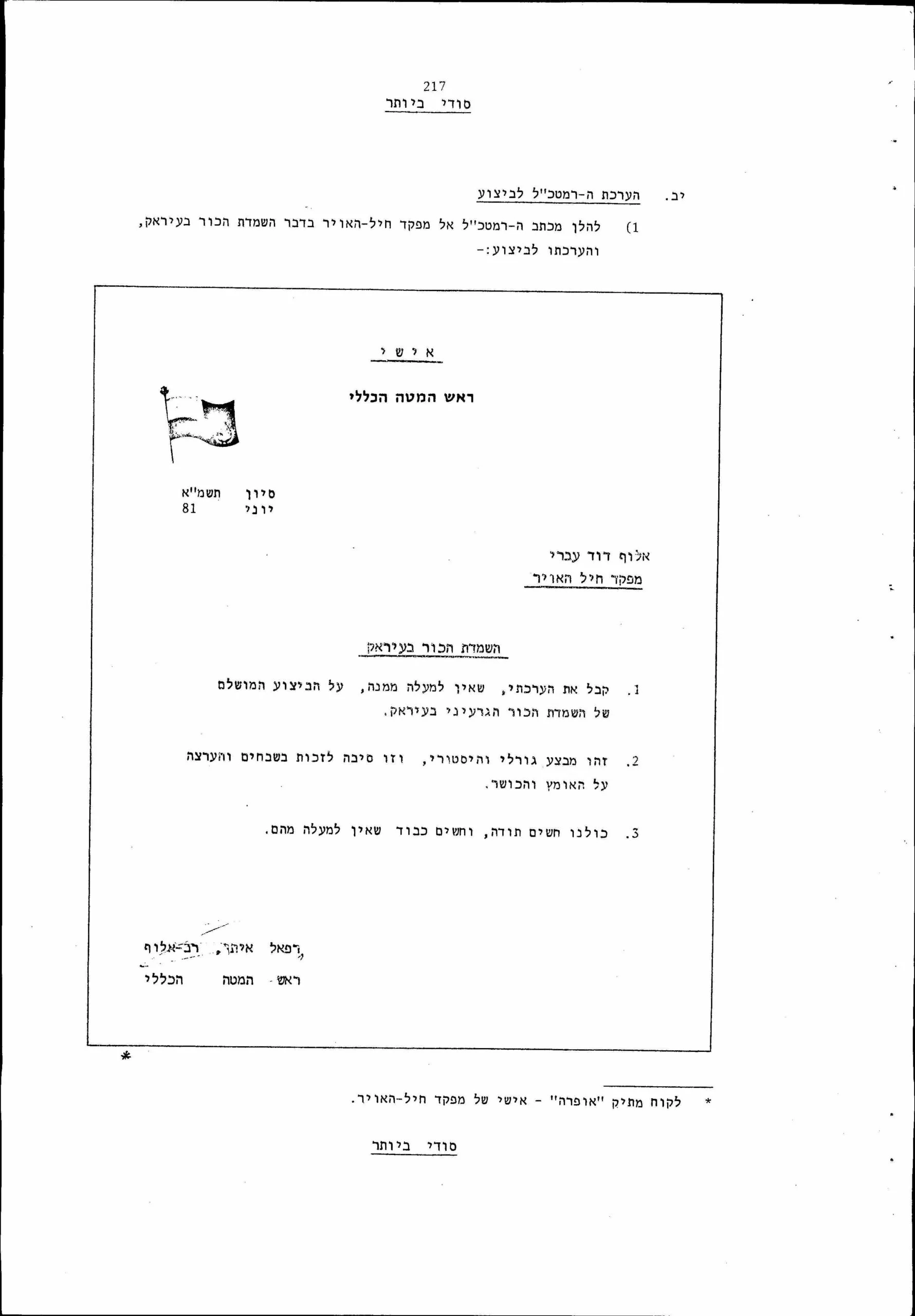 מבצע אופרה, תקיפת הכור בעיראק