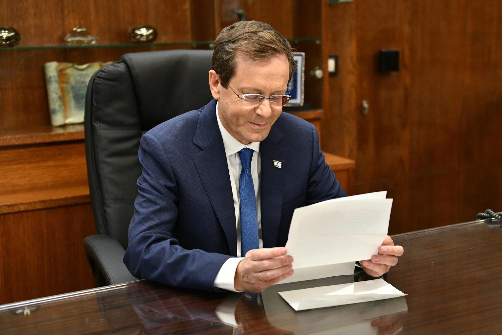 נשיא המדינה יצחק הרצוג