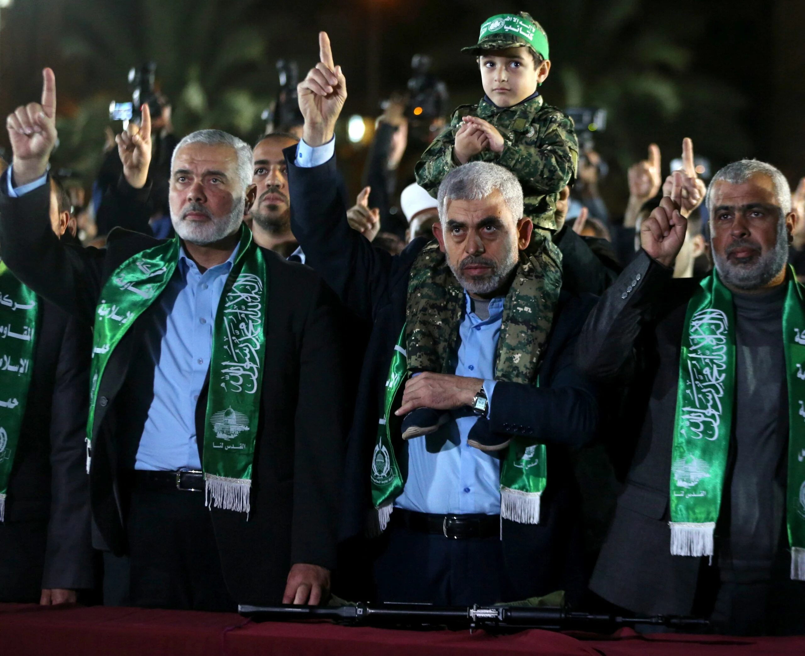 יחיא סינוואר, אסמאעיל הנייה, חמאס, עזה