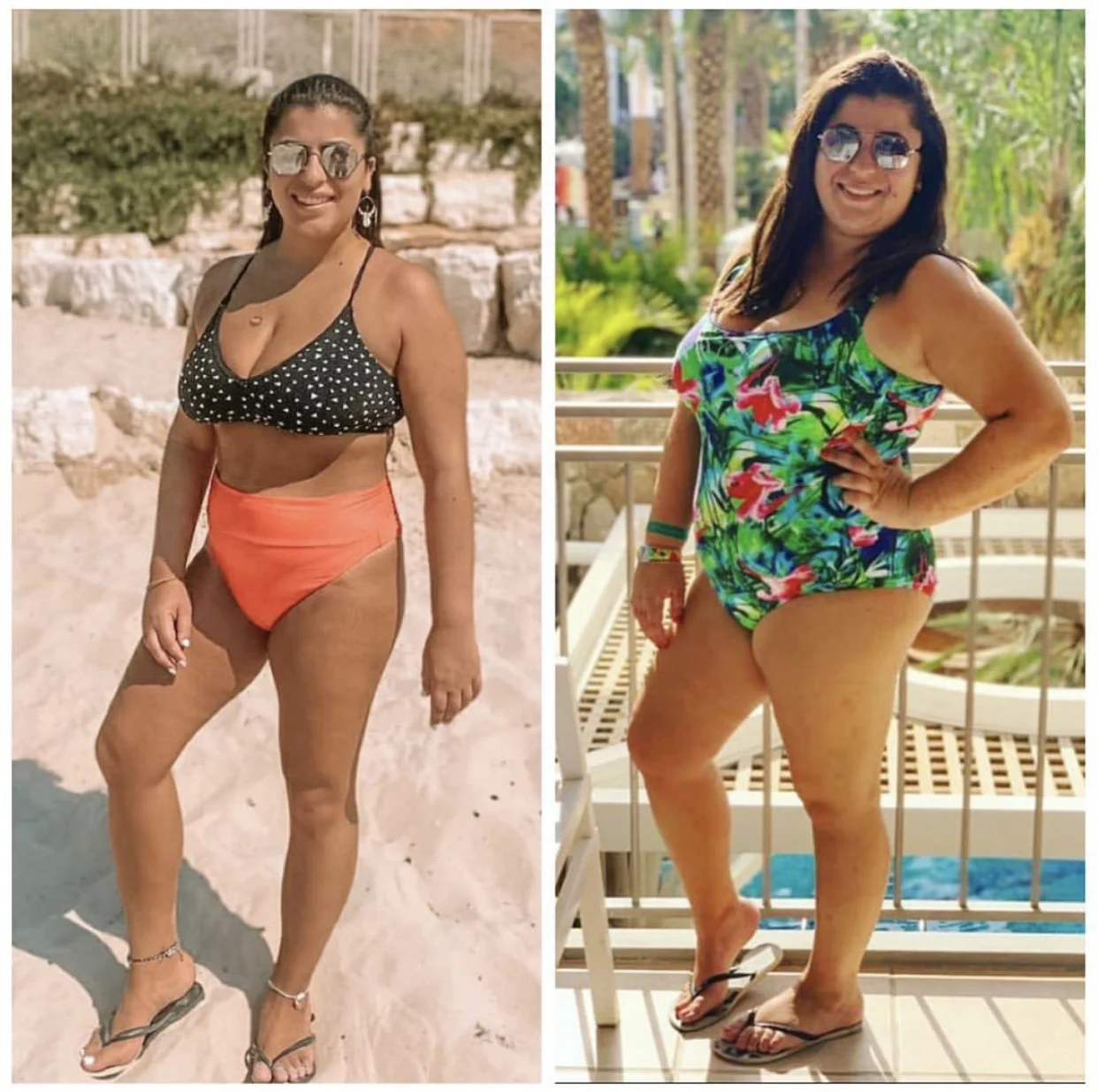 לקוחה של אביטל וקס פיטנס בתמונות של לפני ואחרי