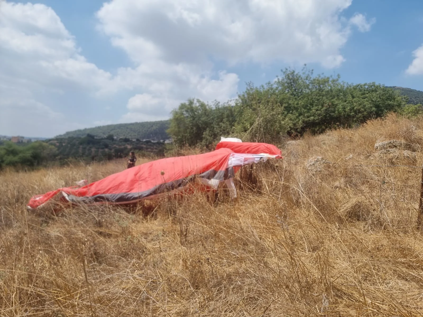 תאונת מצנח בגליל התחתון, גבר כבן 55 נהרג, מד''א, אמבולנס