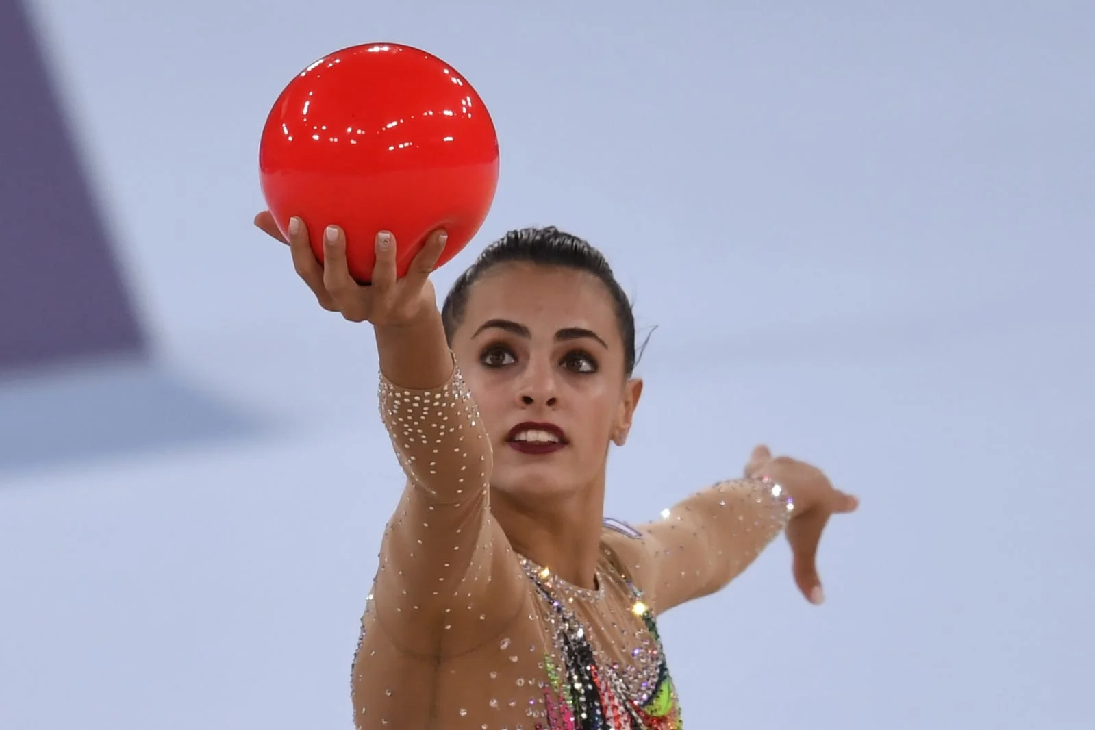 לינוי אשרם בתרגיל הכדור