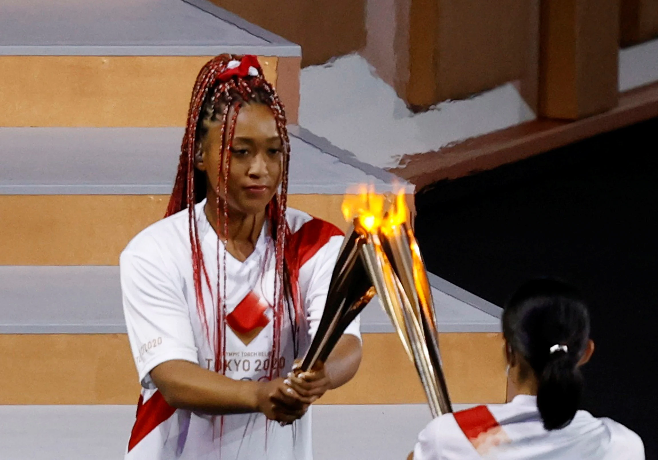 נעמי אוסקה לפיד טוקיו טקס פתיחת אולימפיאדה