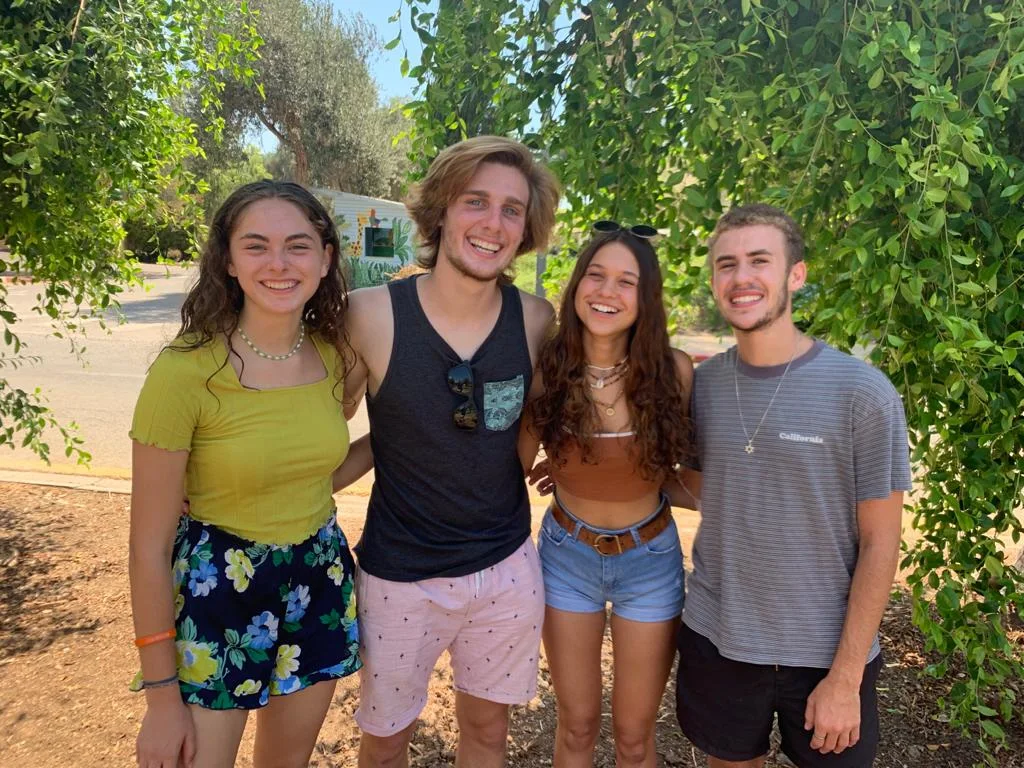 מימין לשמאל: בראד, אור, חוליאן, רותם. קרדיט צילום: דורון משה, מנהל מיזם הללויה