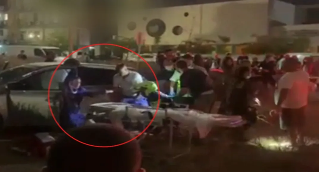 הזירה בה נורתה עדי פרץ