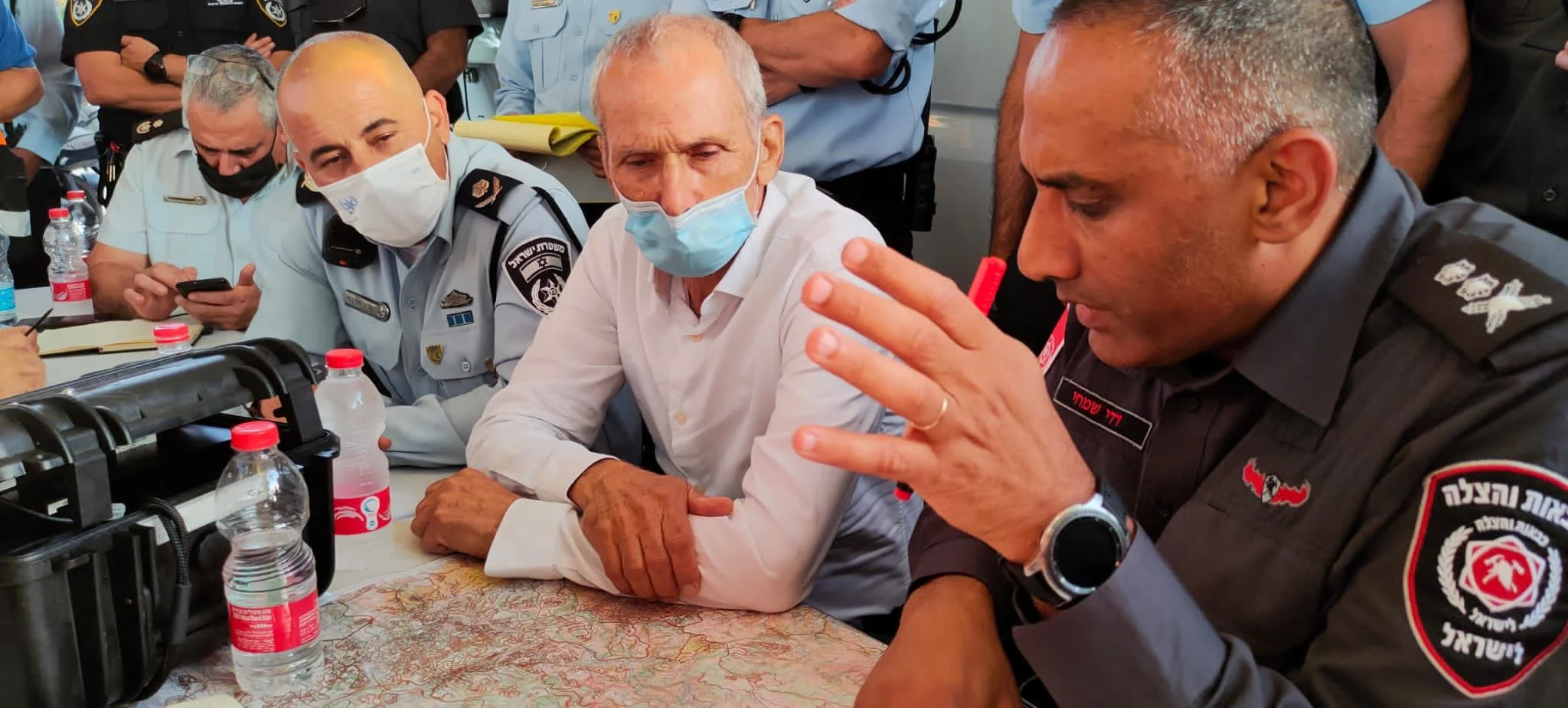 עמר בר לב בחפ''ק כוחות ההצלה בשורש