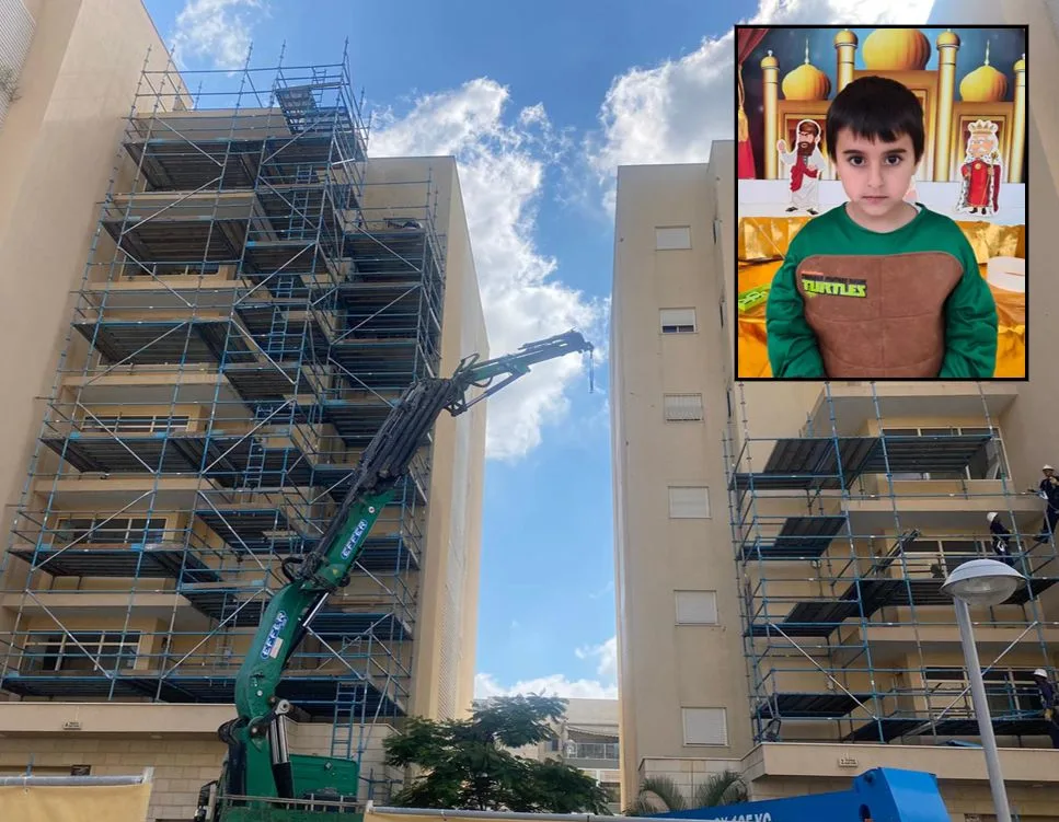 הבניין בו נהרג עידו אביגל