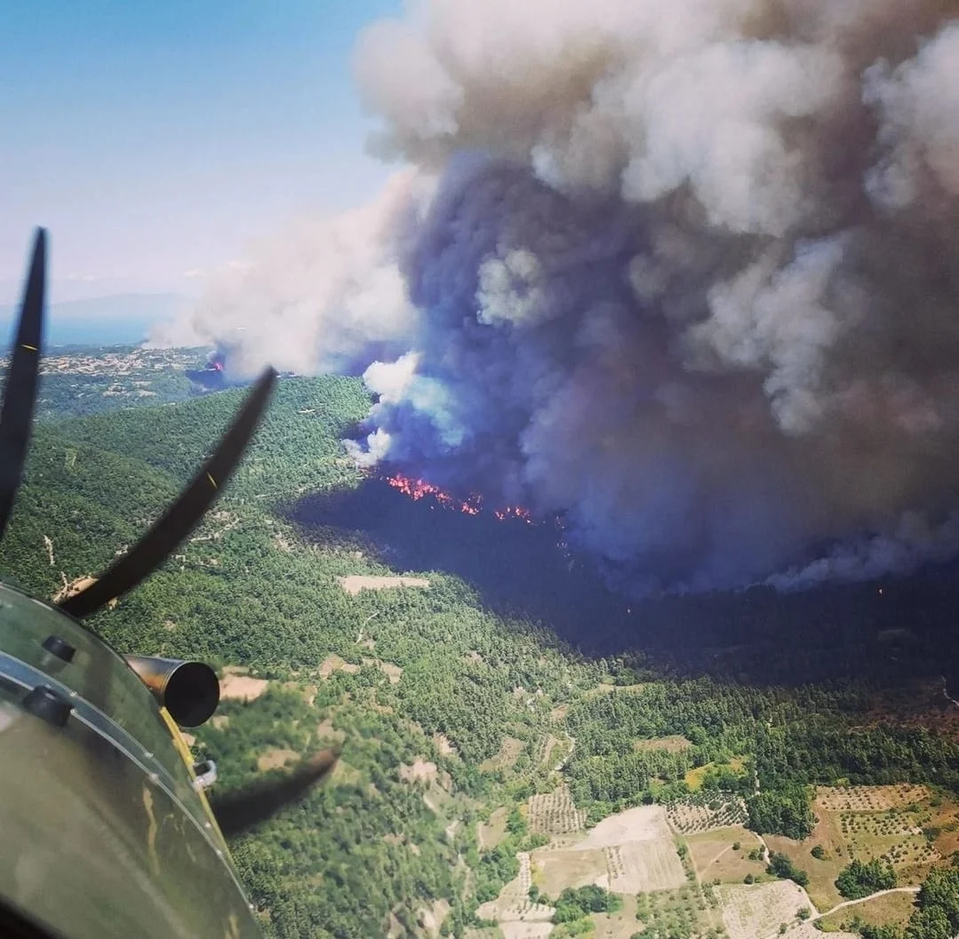 שריפה הרי ירושלים מטוס כיבוי
