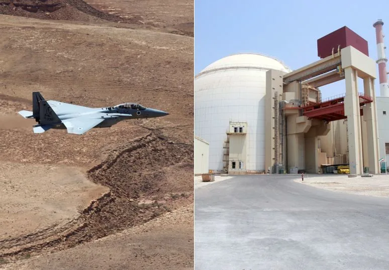 מתקן גרעין בושהר בושאהר בושהאר איראן מטוס קרב חיל האוויר