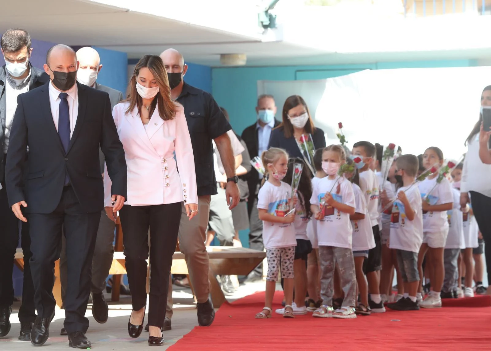 בנט ושאשא ביטון בפתיחת שנת הלימודים