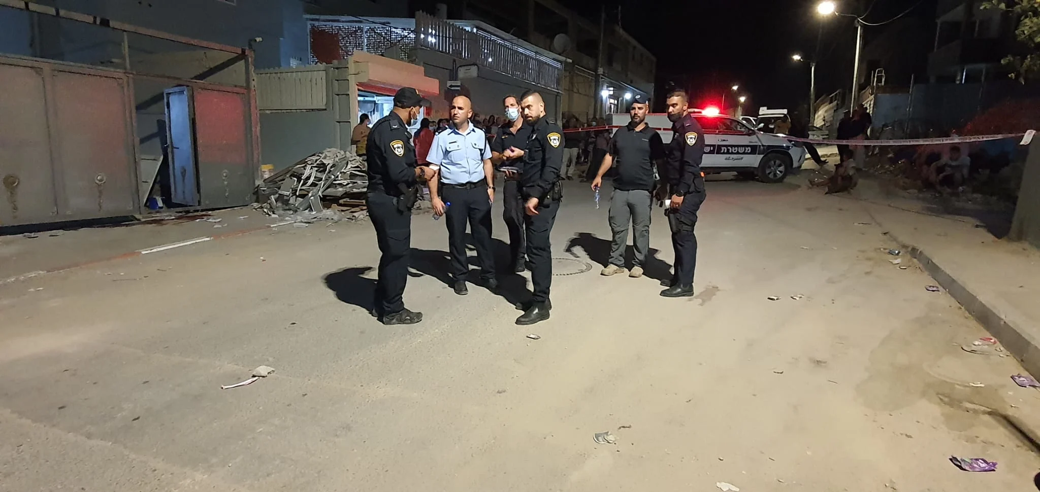 זירת הרצח בעכו אחמד עמאש