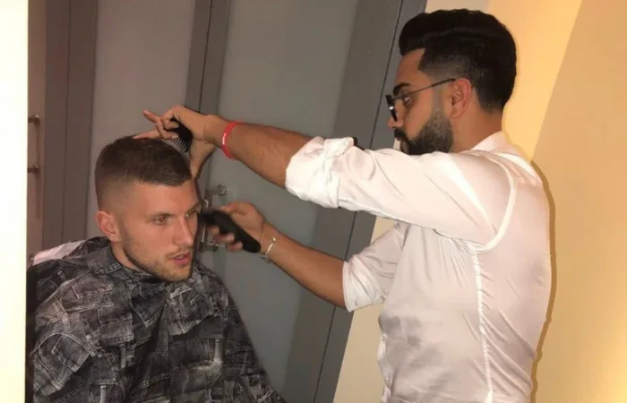 אנטה רביץ׳ מסתפר אצל שניר מאיר