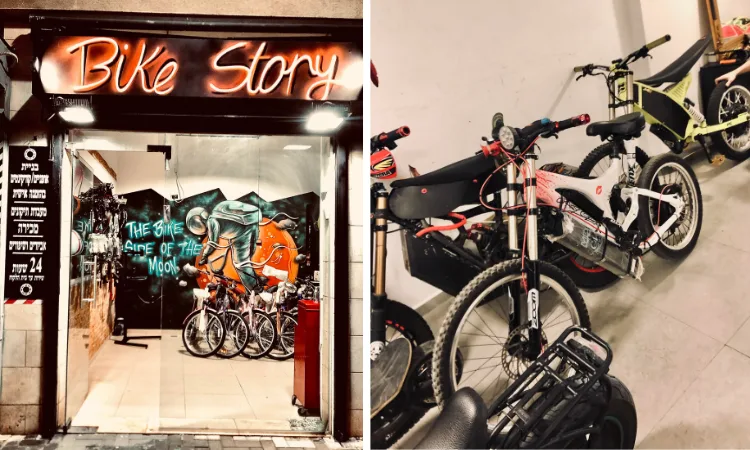 עיצוב האופניים אצל bike story