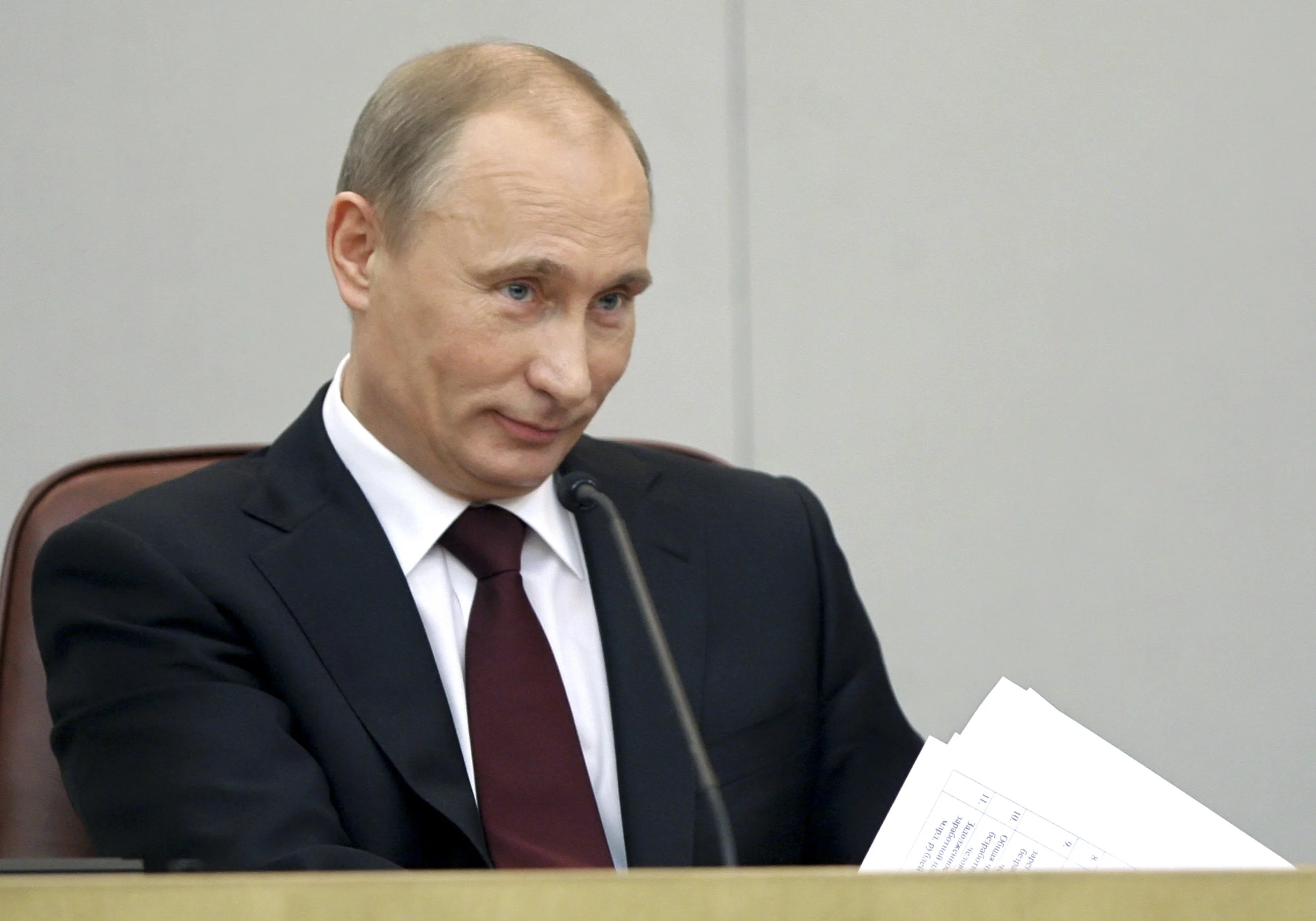 נשיא רוסיה ולדימיר פוטין