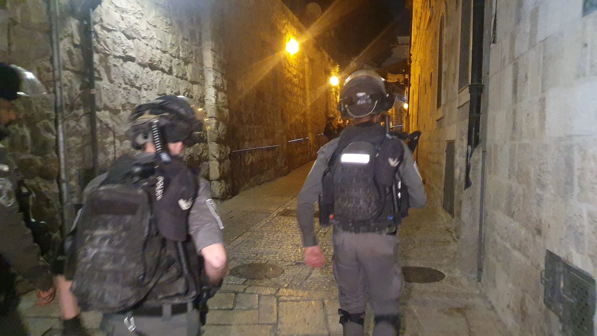 זירת הפיגוע בעיר העתיקה בירושלים